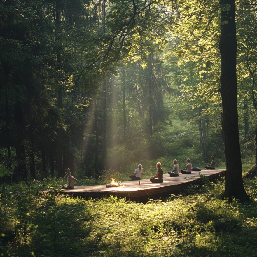 Лісові ретрити з практиками йоги
